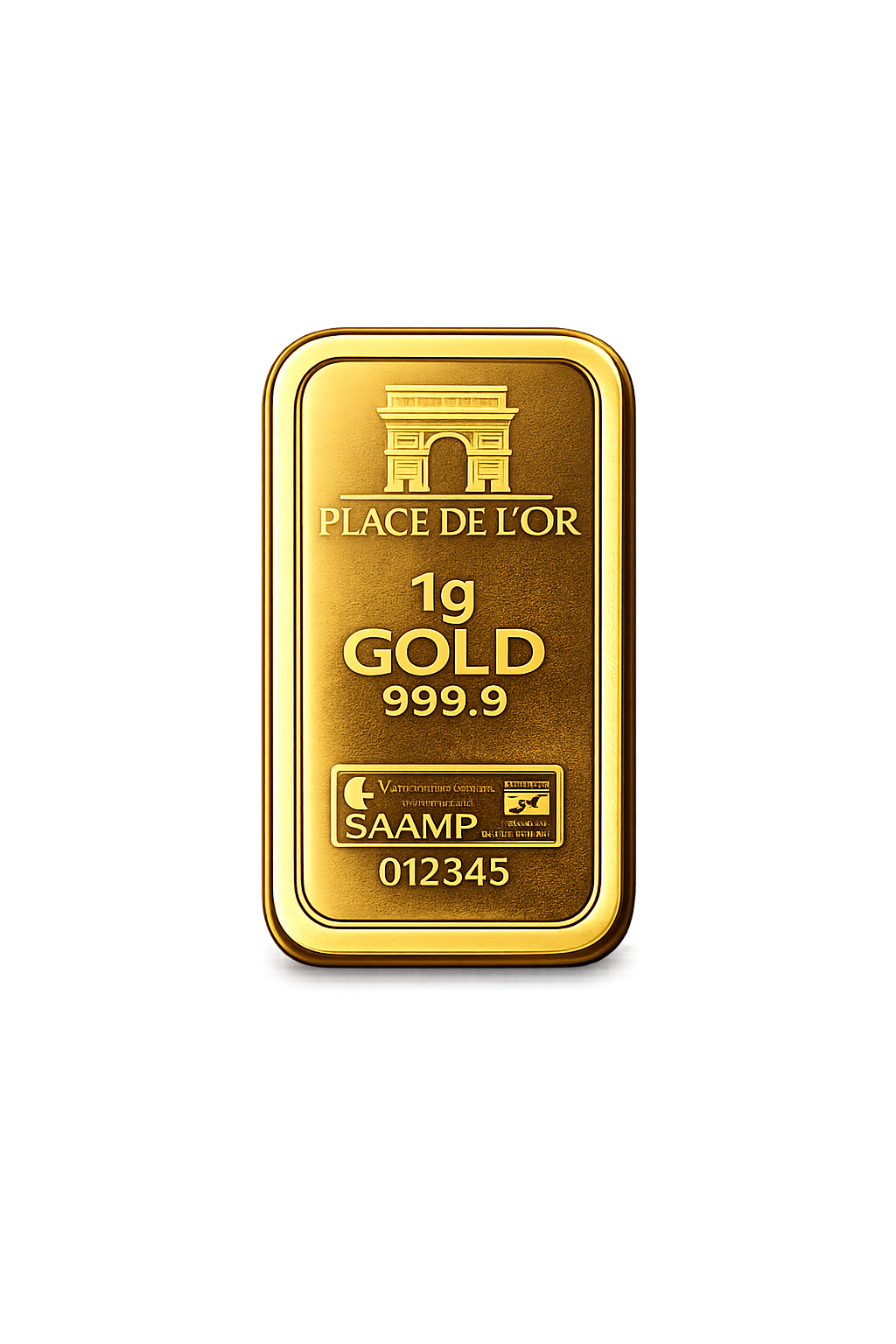 Lingot d’or 1g
