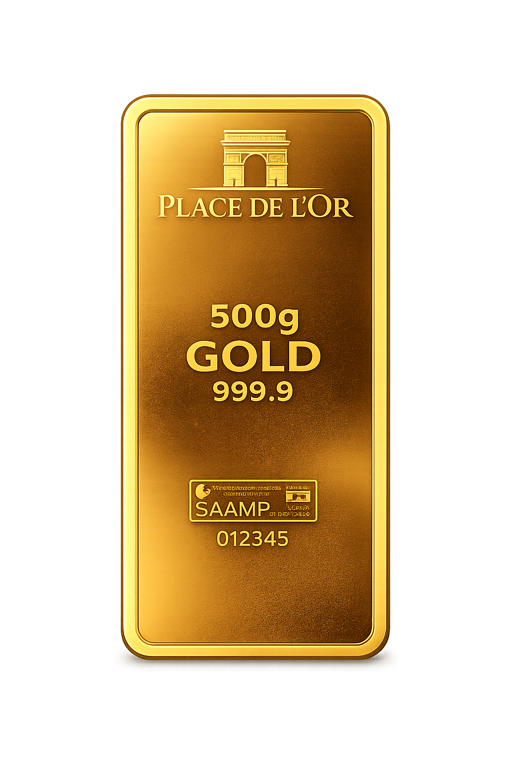 Lingot d’or 500g